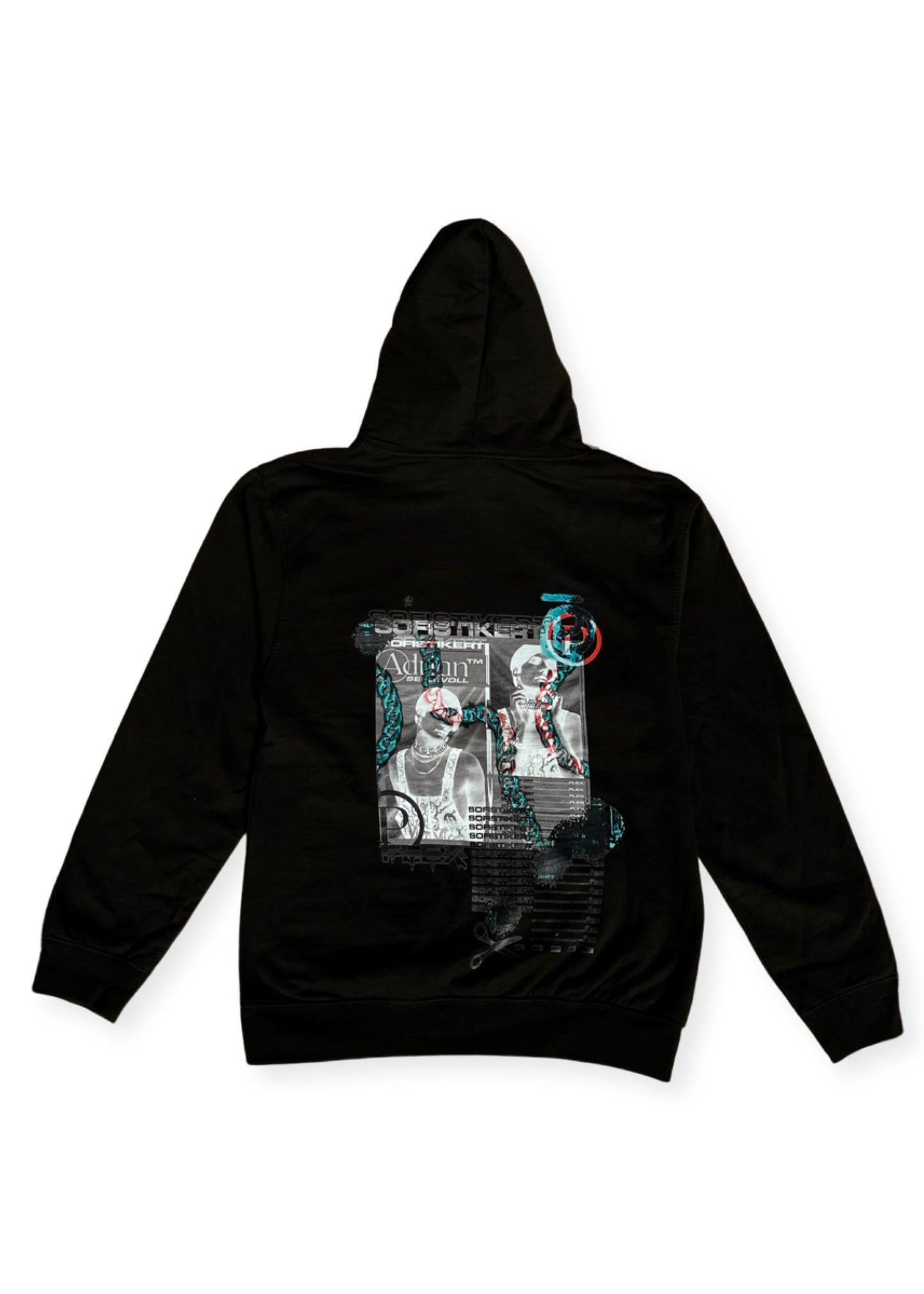 Adrian Sellevoll | Hoodie| Sort/Hvit